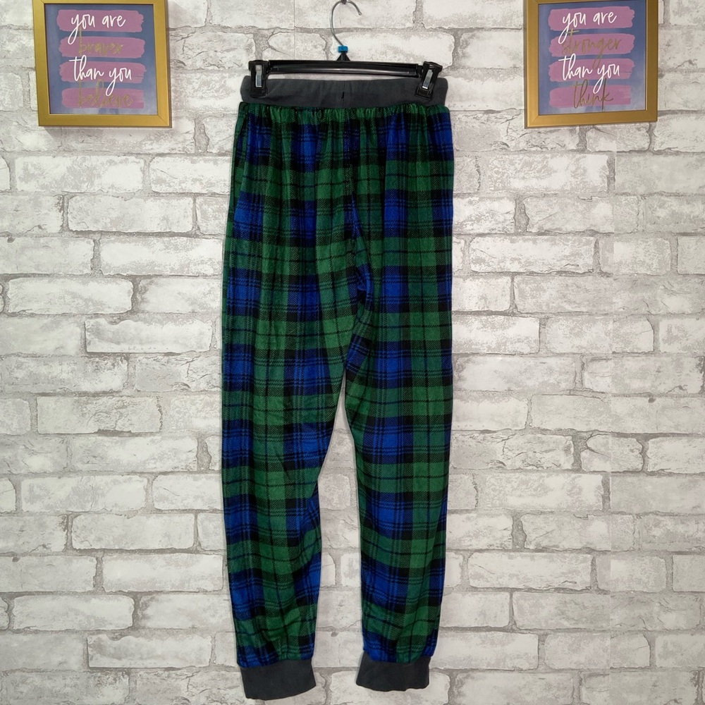 Plaid Green & Blue Sleep Pants